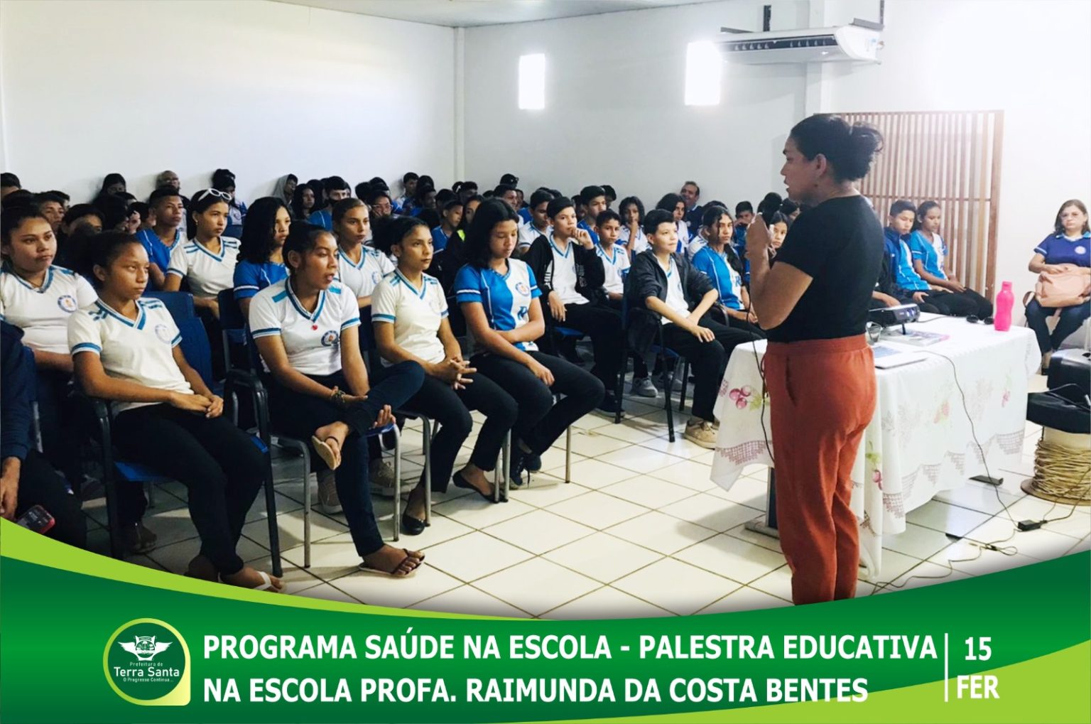 Programa Saúde na Escola – Palestra educativa na Escola Profa. Raimunda da C. Bentes