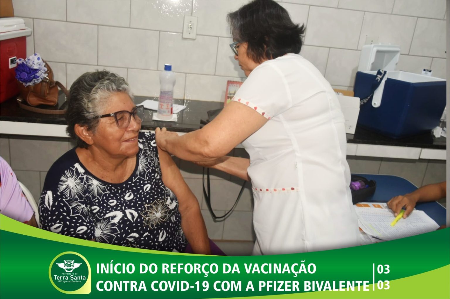 Início do reforço da vacinação contra a Covid-19 com a Pfizer bivalente