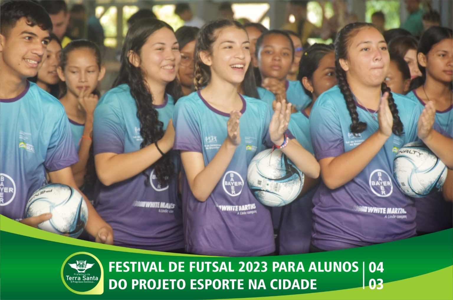 Festival de Futsal 2023 para alunos do Projeto Esporte na Cidade