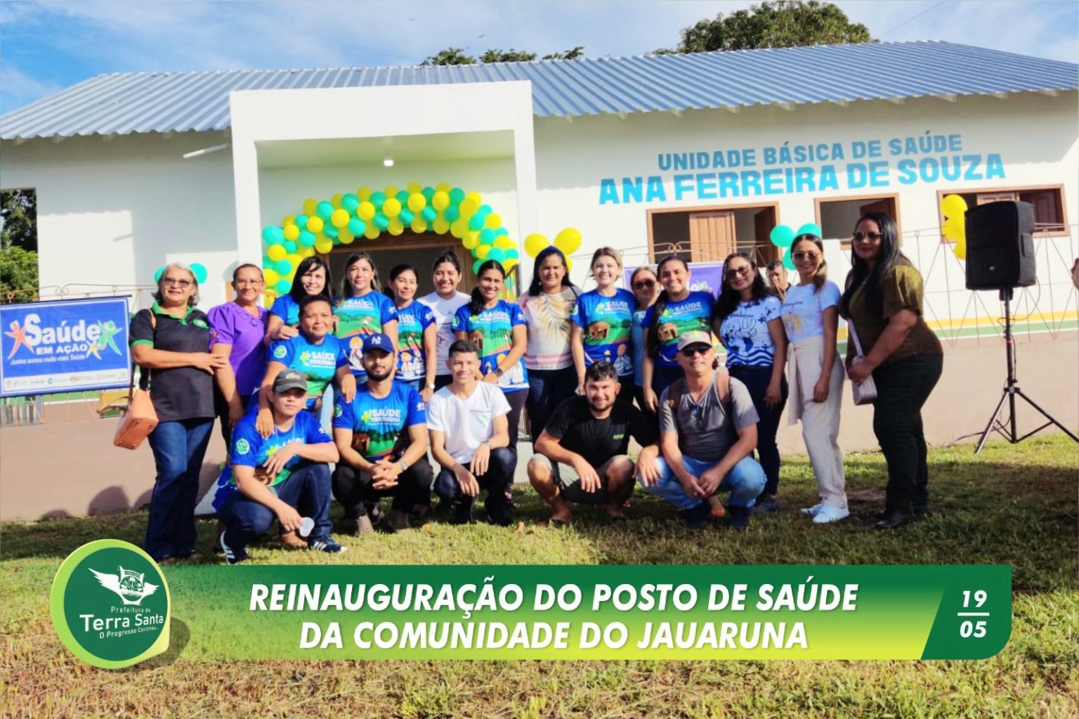 REVITALIZAÇÃO – Prefeitura realiza a reinauguração da Unidade de Saúde da Comunidade Jauaruna