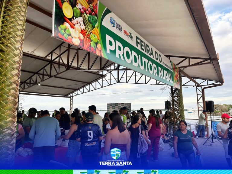 Geração de renda: segunda edição da Feira do Produtor Rural movimenta o fim de semana em Terra Santa