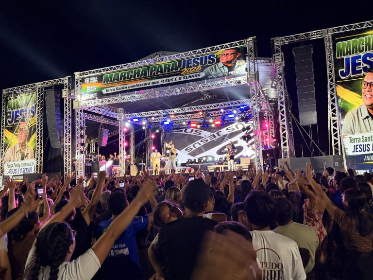 Marcha para Jesus reúne igrejas e comunidade em celebração de fé em Terra Santa
